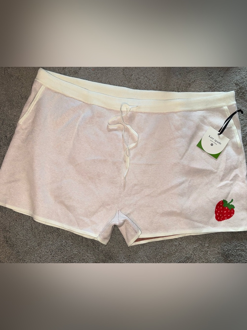 Kate spade women’s strawberry sweater shorts